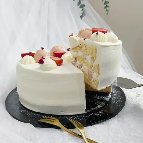 Lychee Strawberry Cake #3