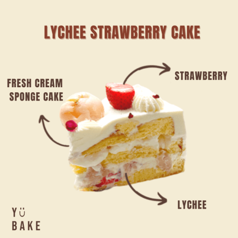 LYCHEE STRAWBERRY CAKE (Cross Section) (1)