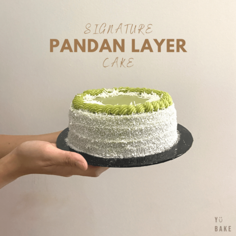 Pandan Layer Cake - Whole Cake