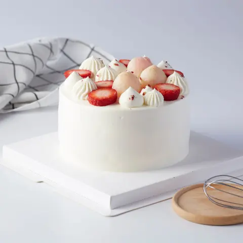 Lychee Strawberry Cake Lychee Strawberry Cake