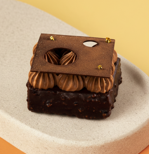 Hazelnut Magnum Chocolate Tart