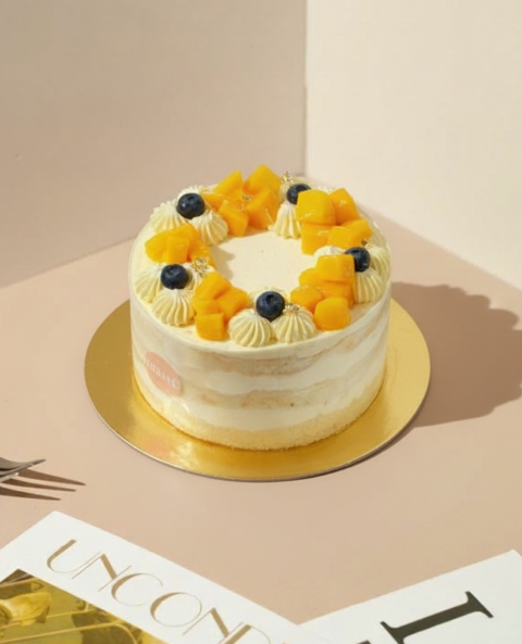 Mango Passion Fruit Cake