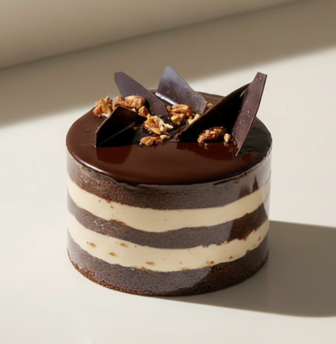 Mocha Nutcracker Cake