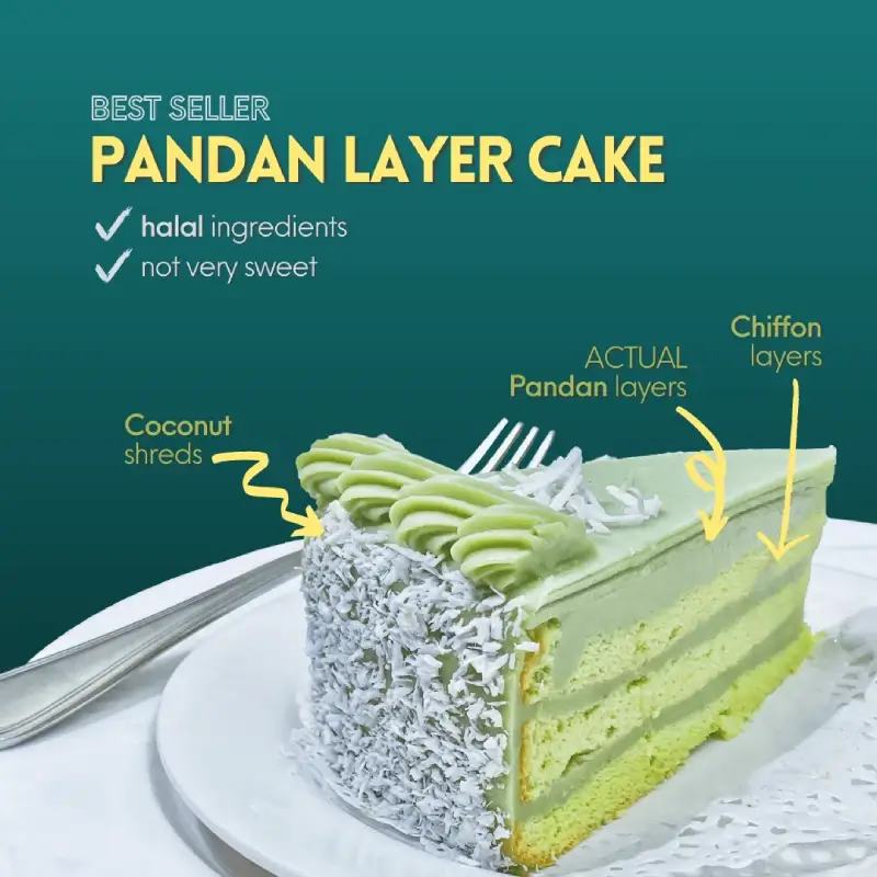 Looking for Pandan-layered Cake? Try our local favorite - Regent Pandan  Layered Cake Shop