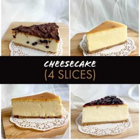 Cheesecake bundle 4 slice Cheesecake 4 slices cover