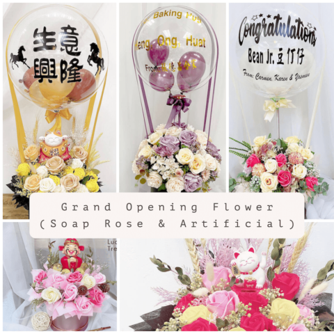 Grand Opening Flower (Soap and Artificial)