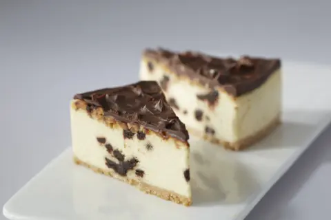 Chocolate Chip Almond Cheesecake Slice