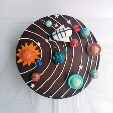 Customized Cake - Solar System