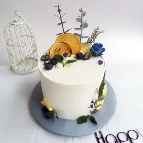Customized Cake - Citrus Forest Customized Cake - Citrus Forest