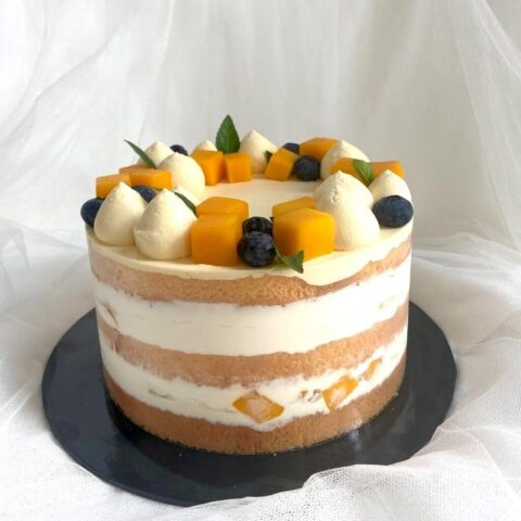 Mango Passion Fruit Cake