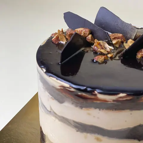 Nutcracker Mocha Almond Cake