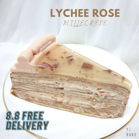 Rose Lychee Millecrepe Rose Lychee Millecrepe