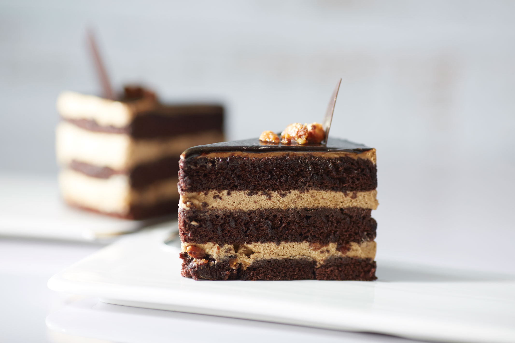Nutcracker Mocha Almond Cake (Slice) Cake Delivery YuBake