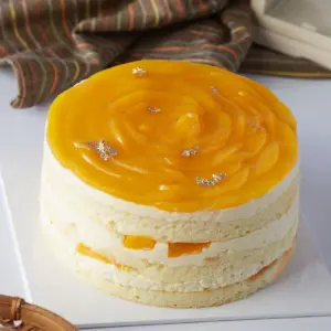 Rosey Peach Cake