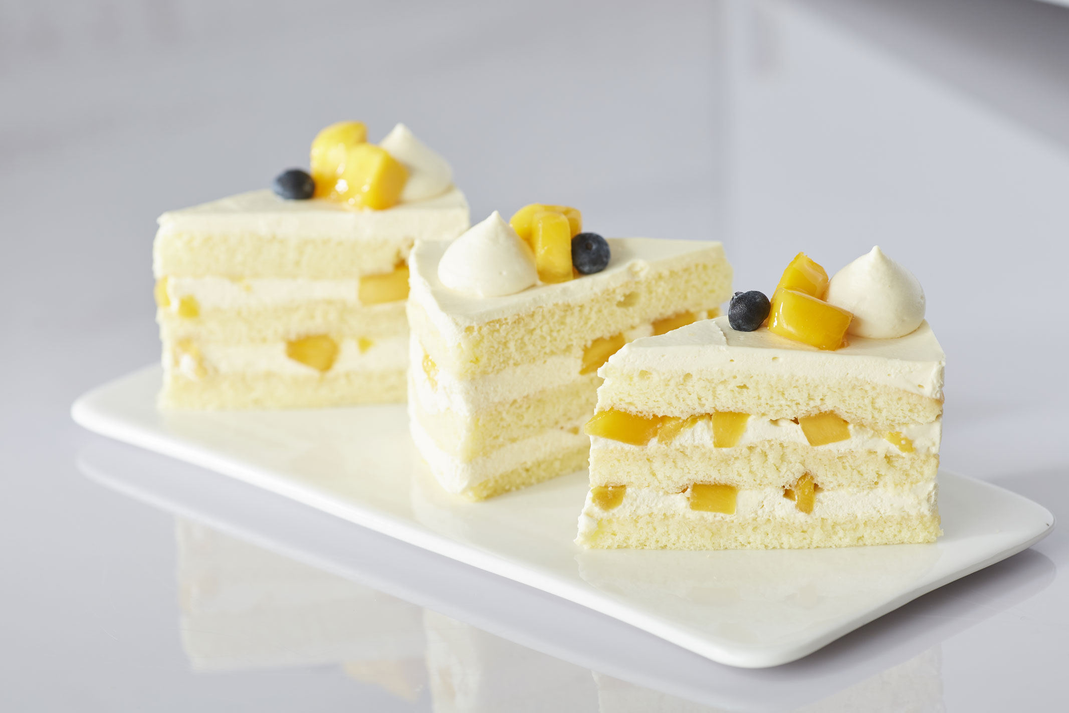 Mango Passion Fruit Cake (Slice) | KL Cake Delivery - YuBake