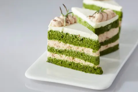 Matcha Red Bean Cake 1