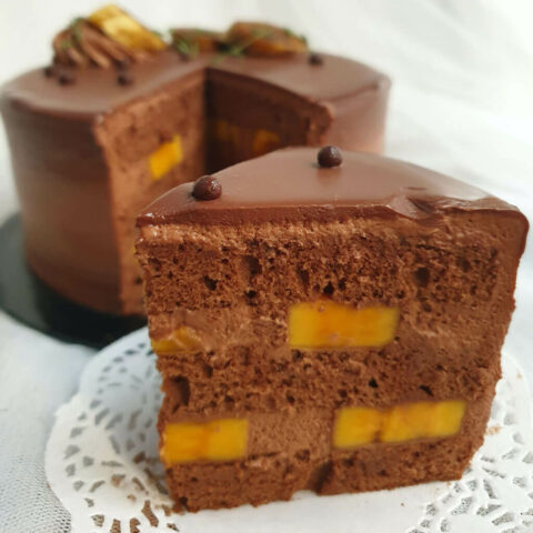 Chocolate Banana Slice