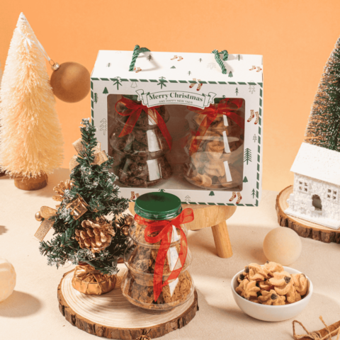 Christmas Tree Cookie Gift Set