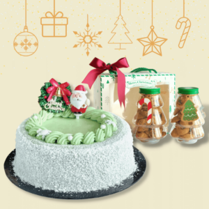 Christmas Gift Bundle 6 Pandan Layer Cake + Cookies