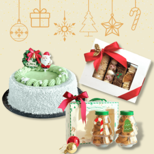 Christmas Gift Bundle 9 Pandan + Eclair + Cookie Set