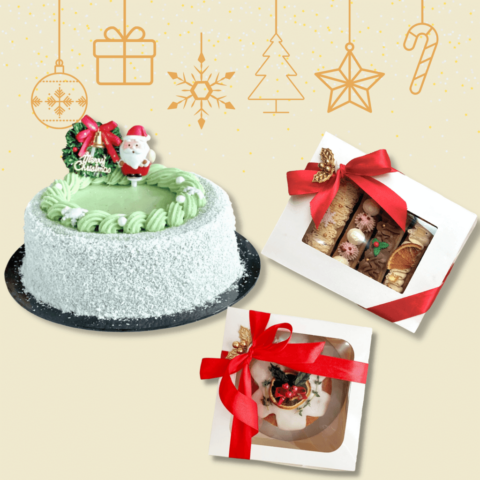Christmas Gift Bundle 9 Pandan + Eclair + Lemon Pound Cake