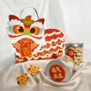 Lion dance CNY gift box