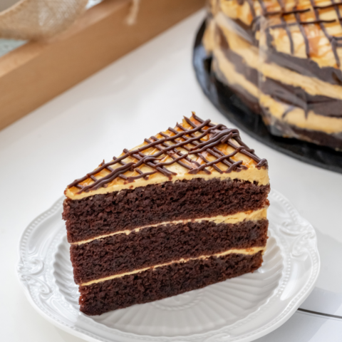 Salted Caramel Chocolate Moist Cake
