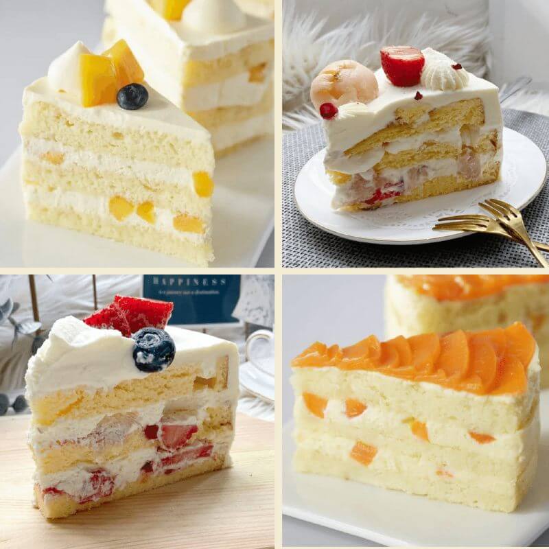 Fruit Cake Combo Gift Box Slice Cake Delivery in KL YuBake