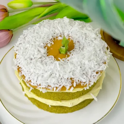 Mini Gula Melaka Pandan Coconut Moist Cake