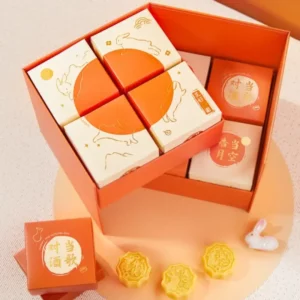 Premium Mooncake Gift Box (Orange)