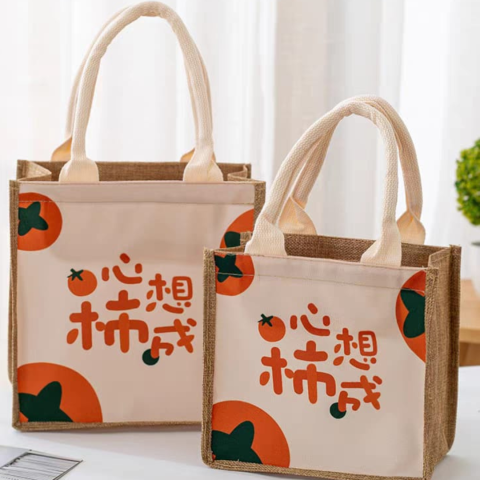 Medium Canvas Bag Mooncake 1