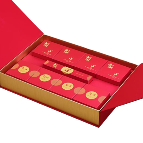 Premium Golden Red Mooncake 2