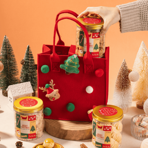 Christmas Bag (BIG) Cookies Gift Set