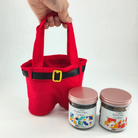 Santa Pants Christmas Cookies Gift Set-1