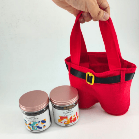 Santa Pants Christmas Cookies Gift Set-4