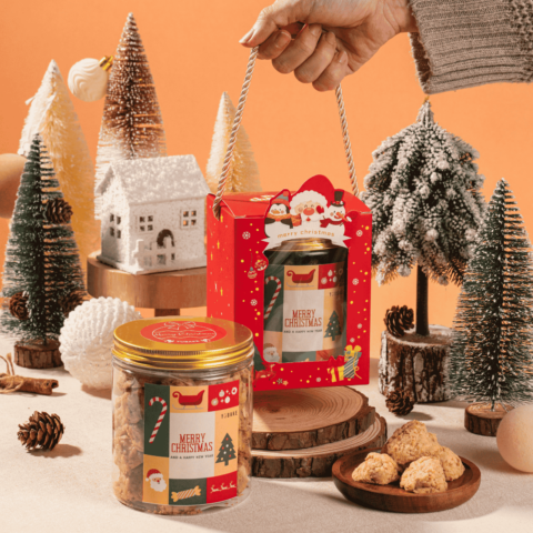 Twinkle Christmas (BIG) Cookies Gift Set with LED