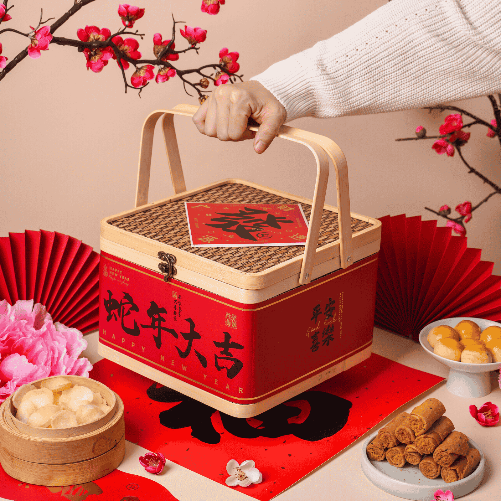 Prosperous Snake Gift Set - CNY Cookies Delivery in KL - YuBake