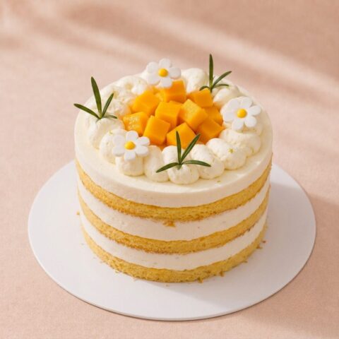 Mango Lime Mascarpone Cake 5