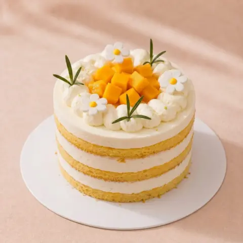 Mango Lime Mascarpone Cake 5