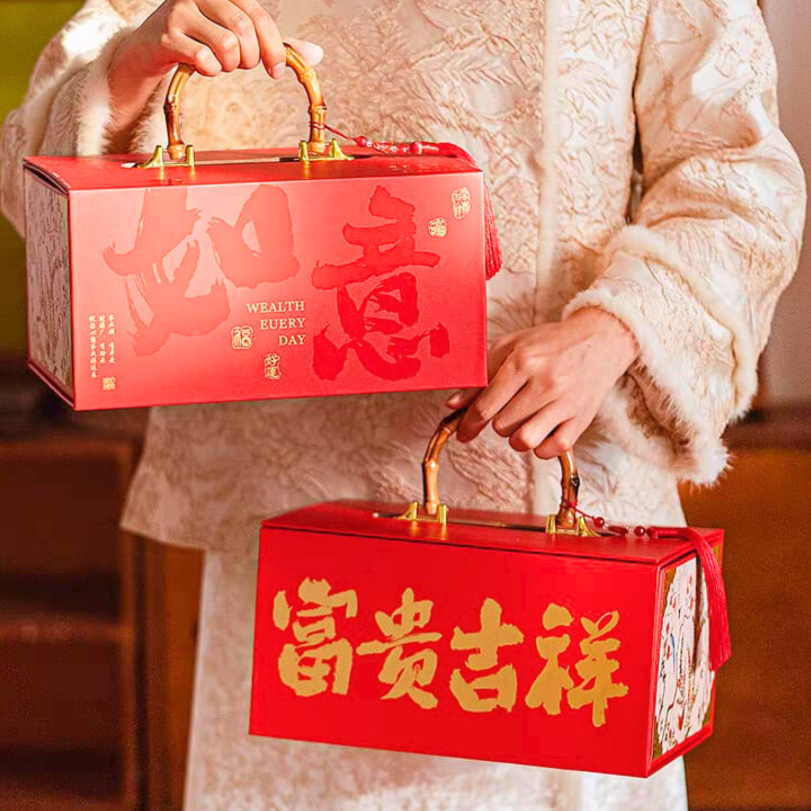 Fu Gui Ji Xiang Premium CNY Gift Set - KL Delivery - YuBake