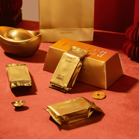 Golden Lucky Pineapple Gold Bar CNY Gift Set