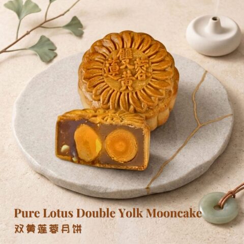 Pure Lotus Double Yolk Mooncake
